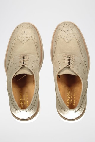 Derbys en nubuck - Beige