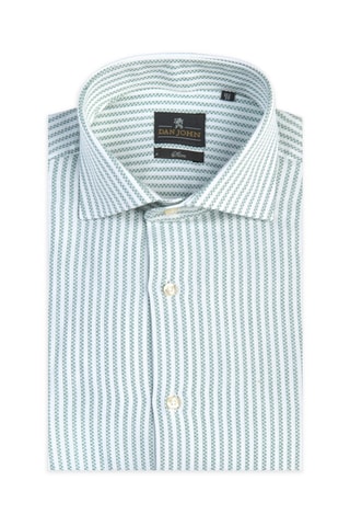 Blouse - Wit en groen