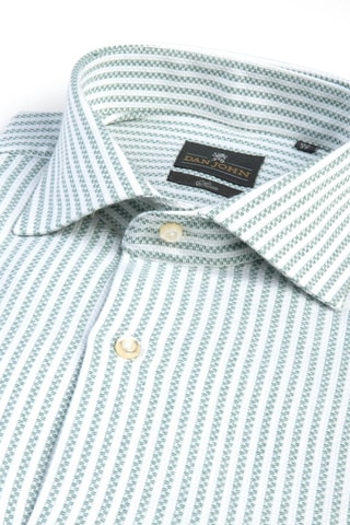 Blouse - Wit en groen