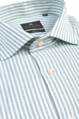 Blouse - Wit en groen