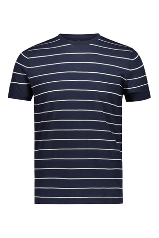 T-shirt - Wit en blauw