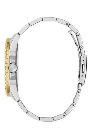 Orologio al quarzo in acciaio - Argentato e dorato