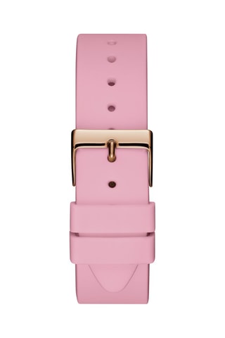 Orologio al quarzo in silicone - Cronografo - Dorato rosa e rosa 