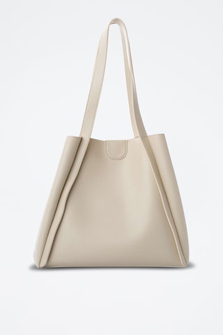 Sac porté épaule et pochette - Beige