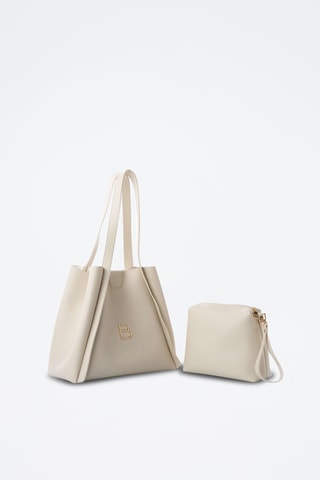 Sac porté épaule et pochette - Beige