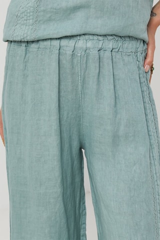 Pantaloni in lino - Verde