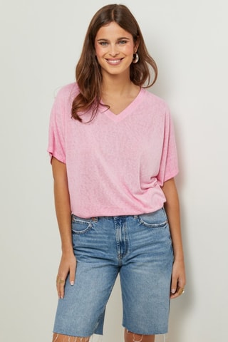 T-shirt oversize - Rosa