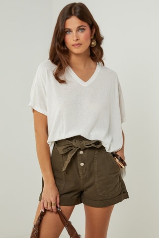 T-shirt oversize - Bianco