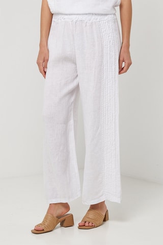 Pantaloni in lino - Bianco