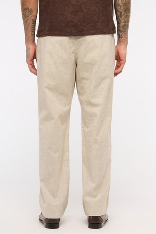 Broek Loose - Gemêleerd beige