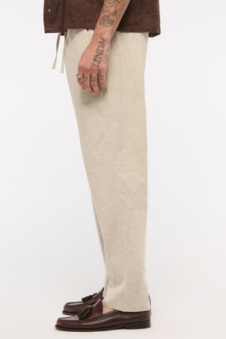Broek Loose - Gemêleerd beige