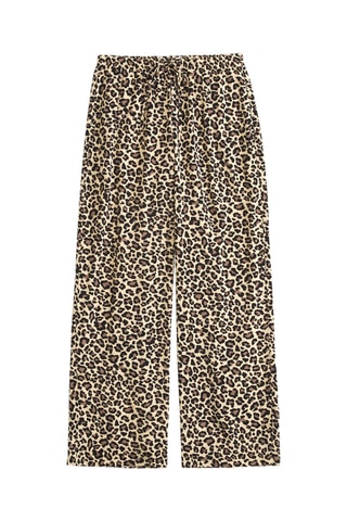 Broek Wide Legs - Bruin