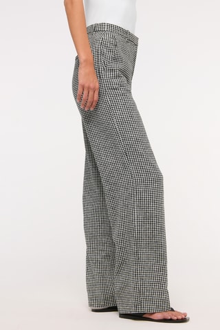 Linnen Broek Hoge Taille Wide Legs - Bruin