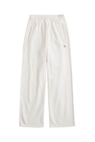Broek Straight Hoge Taille - Ecru