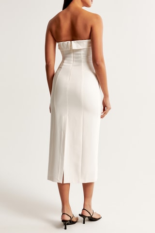 Strapless Jurk - Ecru