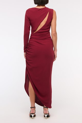 Asymmetrische Jurk - Rood