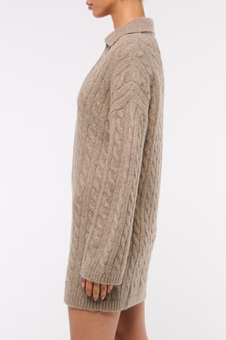 Trui-jurk - Taupe