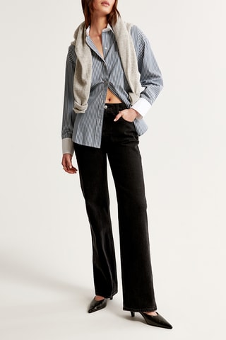 Oversized Blouse - Nachtblauw