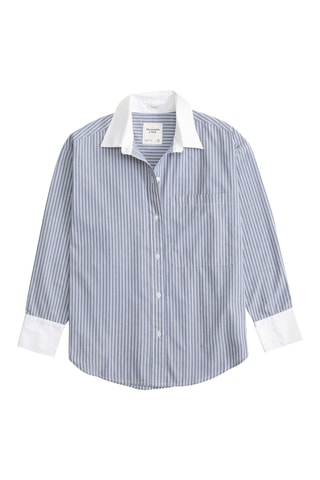 Oversized Blouse - Nachtblauw