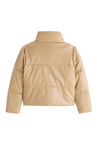 Gewatteerde Jas - Beige