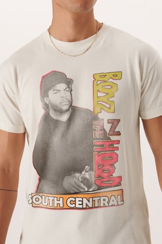 T-shirt relaxed Boyz N The Hood - Wit