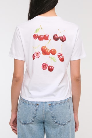 T-shirt relaxed - Wit