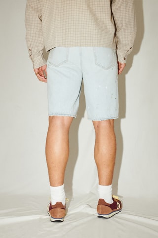 Spijkershort Baggy - Hemelsblauw