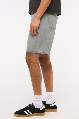 Spijkershort Loose - Lichtgrijs 