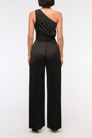 Asymmetrische Jumpsuit - Zwart