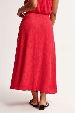 Lange Rok Hoge Taille - Rood