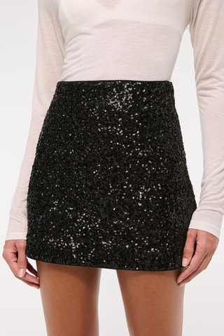Minirok Hoge Taille - Zwart