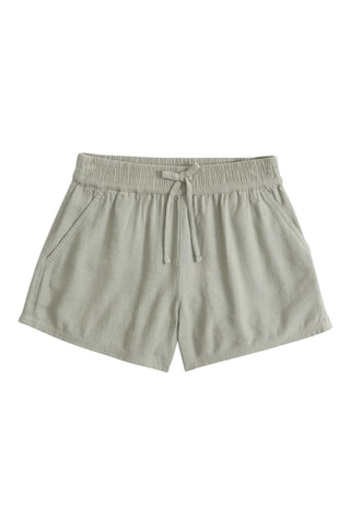 Linnen Short - Groen