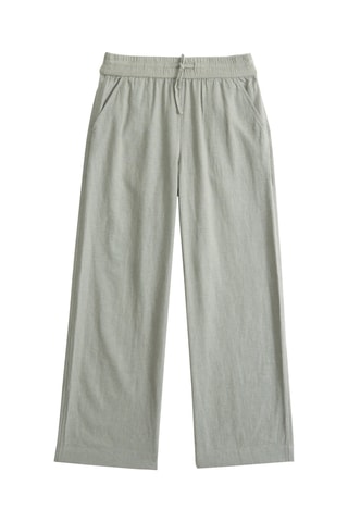 Linnen Broek - Olijfgroen