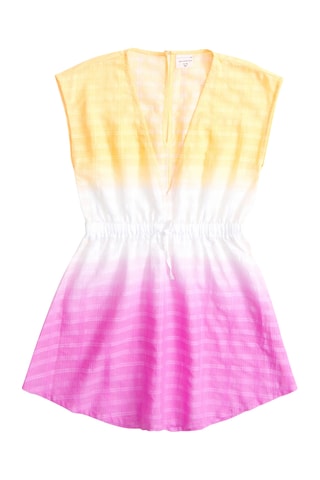 Kaftan Dip and Dye - Oranje en Roze