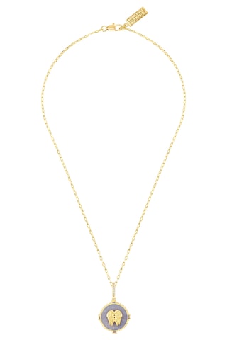 Colar I Am Blessed - Banhada a ouro amarelo e ametista