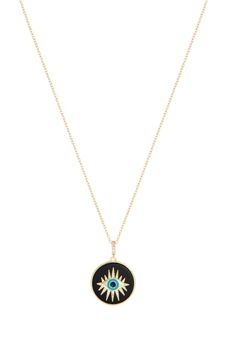 Colar I Am Protected - Banhado a ouro amarelo