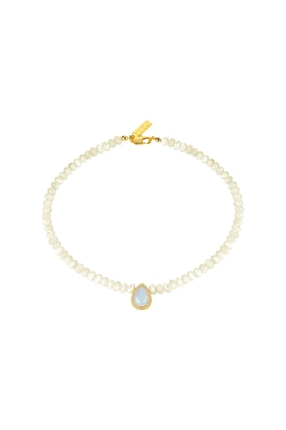 Colar Morning Moonbeam - Banhado a ouro amarelo
