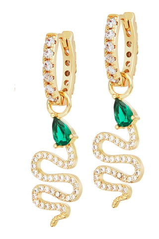 Argolas Ellie - Banhado a ouro amarelo