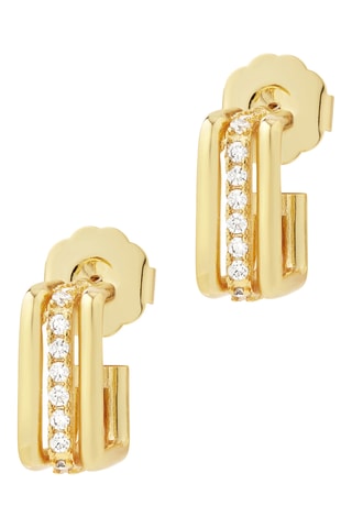 Argolas Orla - Banhado a ouro amarelo