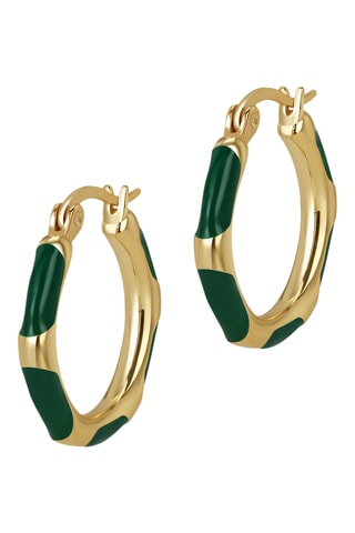 Argolas Golden Muse - Banhado a ouro amarelo