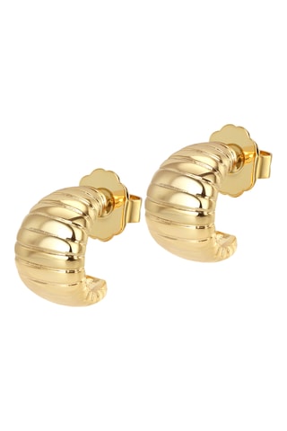 Brincos The Leilani - Banhado a ouro amarelo