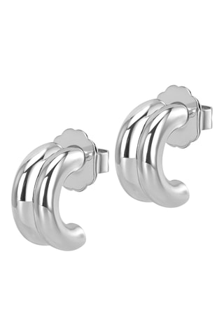 Argolas The Layla - Banhado a ouro branco