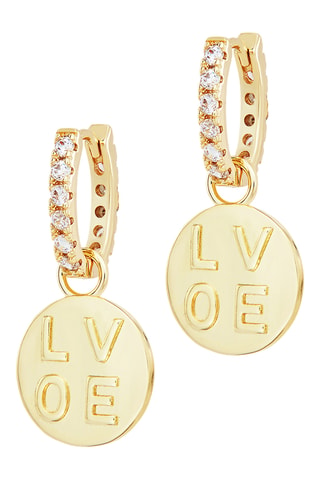 Argolas Love Spell - Banhado a ouro amarelo