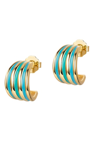 Argolas The Aurora - Banhado a ouro amarelo