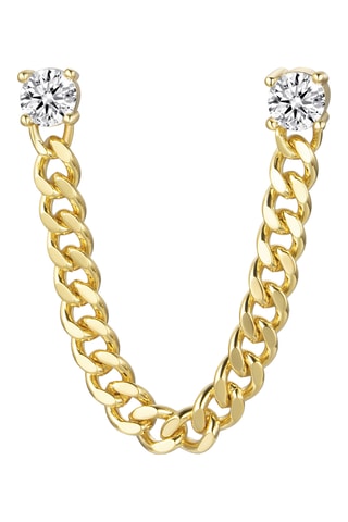 Brincos The Chery - Banhado a ouro amarelo