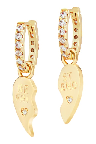 Argolas The BFF - Banhado a ouro amarelo