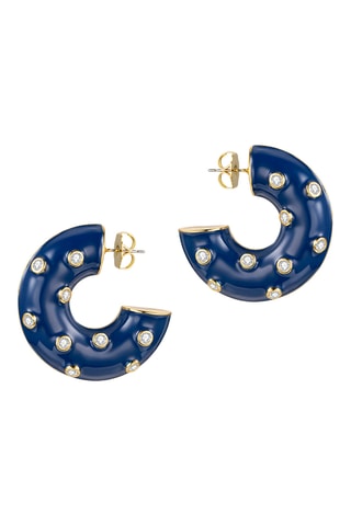 Argolas Twinkle Nights - Banhado a ouro amarelo