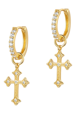 Argolas The Duomo - Banhado a ouro amarelo
