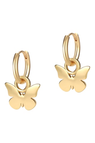 Argolas The Deja - Banhado a ouro amarelo