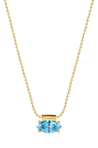 Colar Magic Eye Amulet - Banhado a ouro amarelo